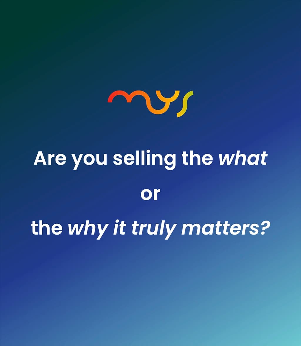 Selling what truly matters
