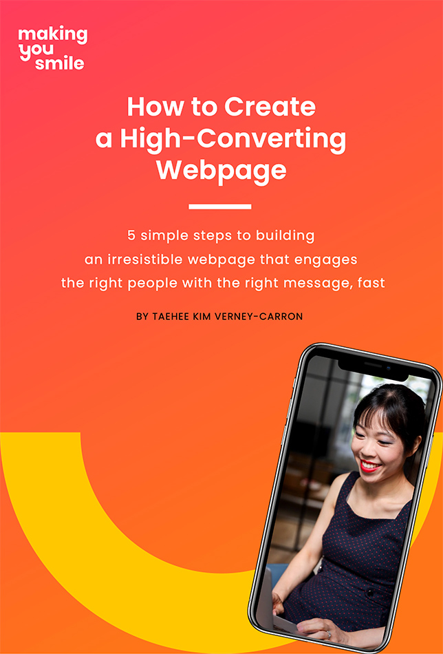 Cover of free guide - how to create a High-Converting Webpage